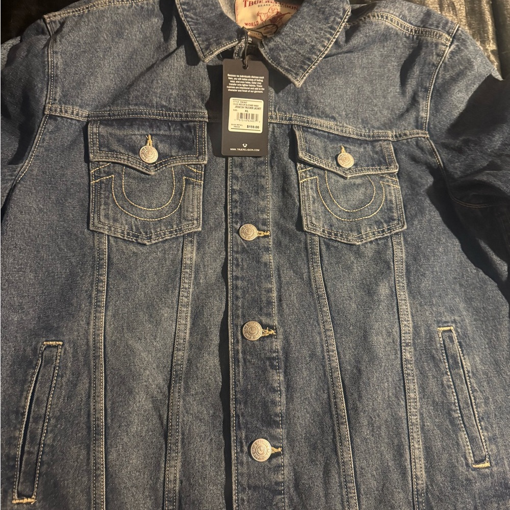 True Religion Blue Denim Jacket